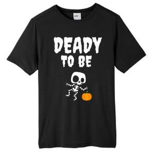 Funny Deady To Be Dad Halloween Pregnancy Announcement Tall Fusion ChromaSoft Performance T-Shirt