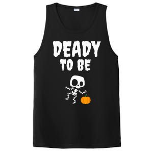 Funny Deady To Be Dad Halloween Pregnancy Announcement PosiCharge Competitor Tank