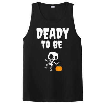 Funny Deady To Be Dad Halloween Pregnancy Announcement PosiCharge Competitor Tank