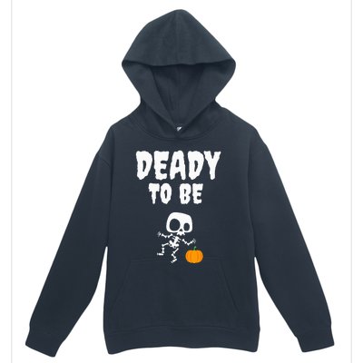 Funny Deady To Be Dad Halloween Pregnancy Announcement Urban Pullover Hoodie