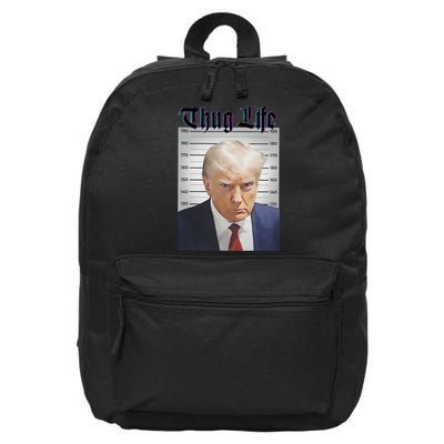 Funny Donald Trump Thug Life Squad Team 16 in Basic Backpack