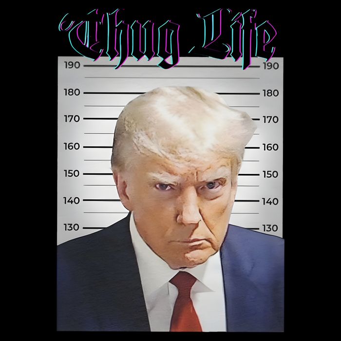 Funny Donald Trump Thug Life Squad Team 16 in Basic Backpack