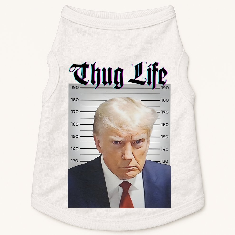 Funny Donald Trump Thug Life Squad Team Doggie Tank