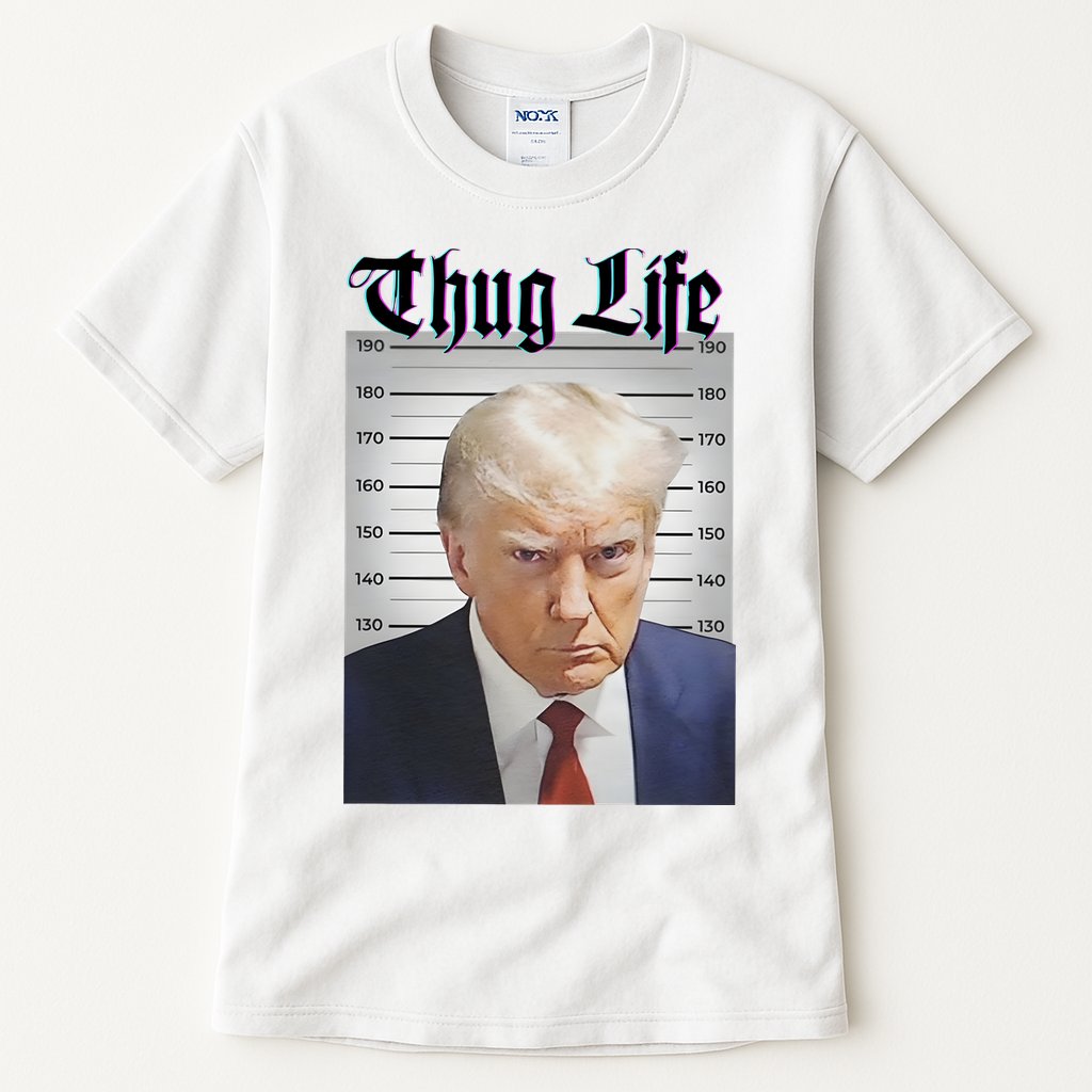 Funny Donald Trump Thug Life Squad Team Tall T-Shirt