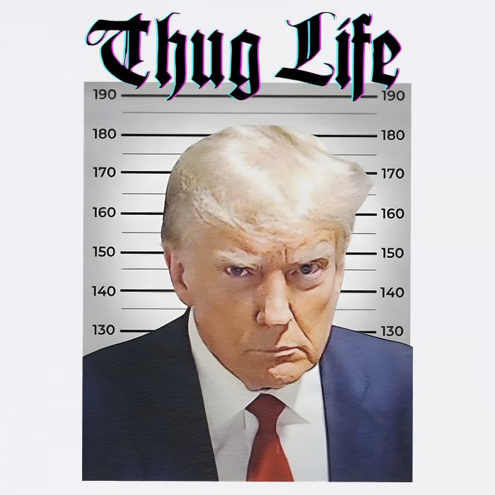 Funny Donald Trump Thug Life Squad Team Tall T-Shirt