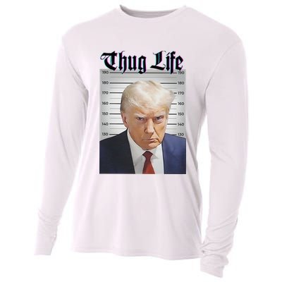 Funny Donald Trump Thug Life Squad Team Cooling Performance Long Sleeve Crew