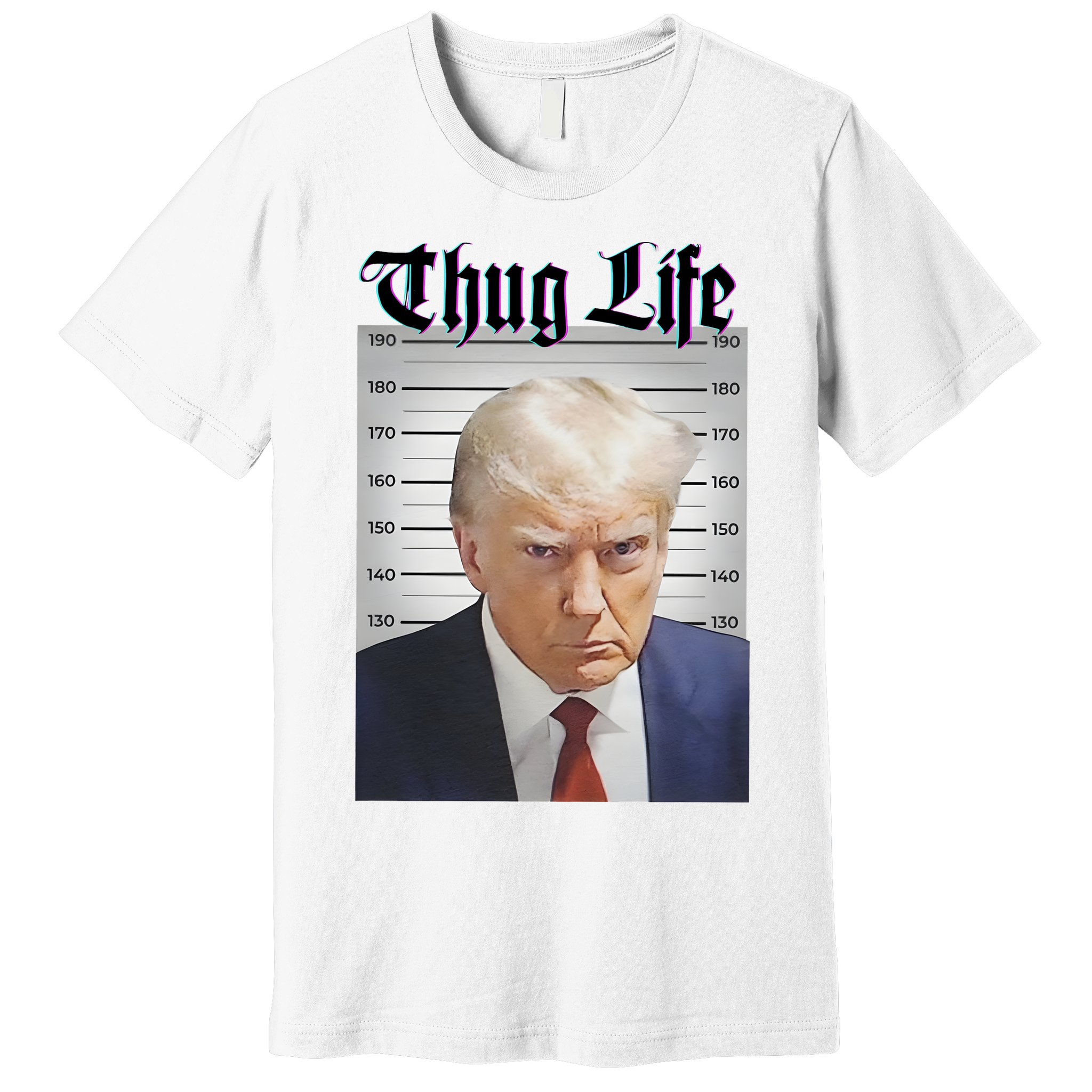 Funny Donald Trump Thug Life Squad Team Premium T-Shirt