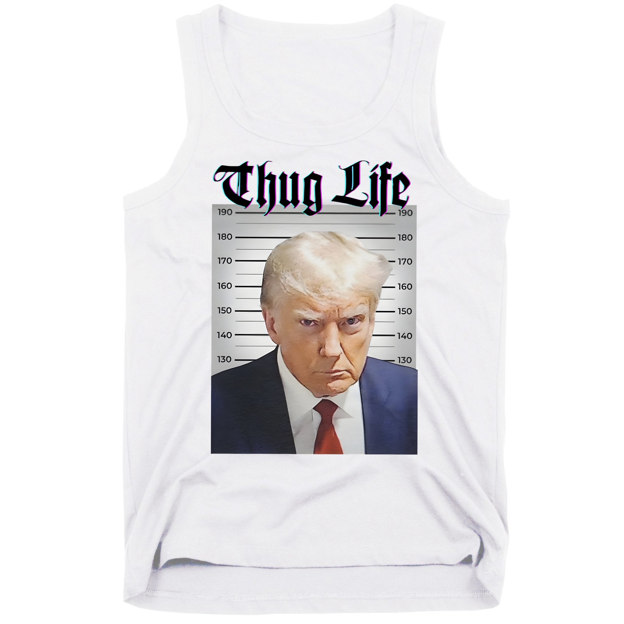 Funny Donald Trump Thug Life Squad Team Tank Top