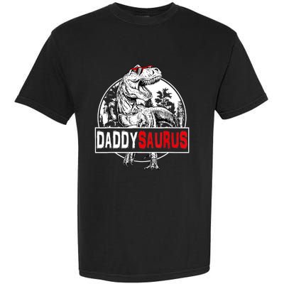 Funny Daddysaurus T Rex Gift Dinosaur Funny DaddySaurus Family Matching Gift Garment-Dyed Heavyweight T-Shirt