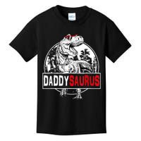 Funny Daddysaurus T Rex Gift Dinosaur Funny DaddySaurus Family Matching Gift Kids T-Shirt