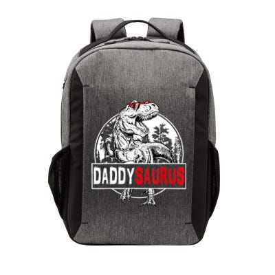 Funny Daddysaurus T Rex Gift Dinosaur Funny DaddySaurus Family Matching Gift Vector Backpack