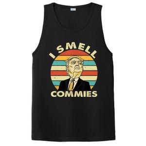 Funny Donald Trump I Smell Commies Humor Gift Tee PosiCharge Competitor Tank