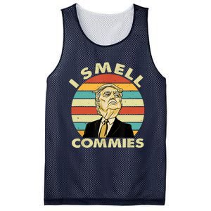 Funny Donald Trump I Smell Commies Humor Gift Tee Mesh Reversible Basketball Jersey Tank