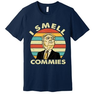 Funny Donald Trump I Smell Commies Humor Gift Tee Premium T-Shirt