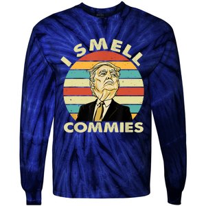 Funny Donald Trump I Smell Commies Humor Gift Tee Tie-Dye Long Sleeve Shirt