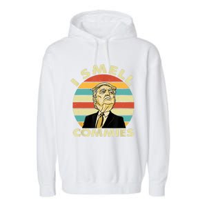 Funny Donald Trump I Smell Commies Humor Gift Tee Garment-Dyed Fleece Hoodie