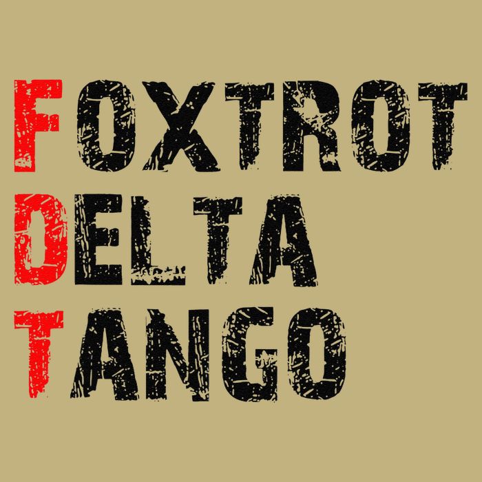 Foxtrots Delta Tangos Funny Foxtrots Delta Tangos Mousepad