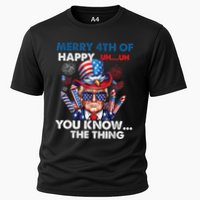 Funny Donald Trump Merry 4th Of You Know The Thing 4th July Cooling Performance Crew T-Shirt