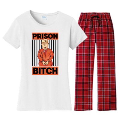 Funny Donald Trump Women's Flannel Pajama Set