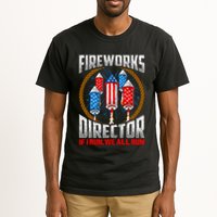 Firework Director Technician I Run You Run 4th Of July Tall T-Shirt