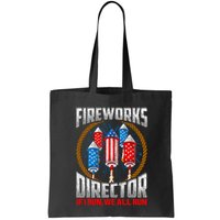 Firework Director Technician I Run You Run 4th Of July Bag