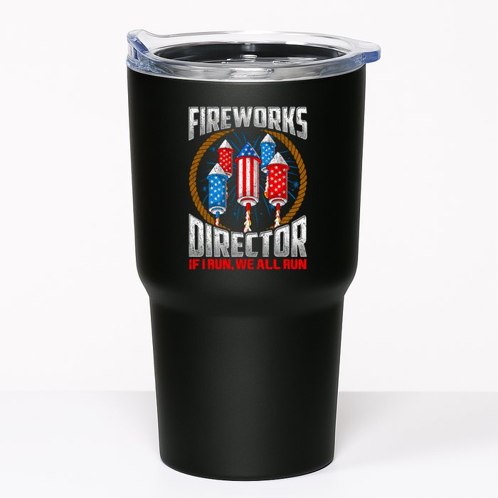 Firework Director Technician I Run You Run 4th Of July Tumbler