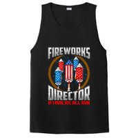 Firework Director Technician I Run You Run 4th Of July PosiCharge Competitor Tank