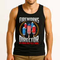 Firework Director Technician I Run You Run 4th Of July Tank Top