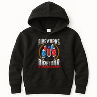Firework Director Technician I Run You Run 4th Of July Kids Hoodie