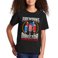 Firework Director Technician I Run You Run 4th Of July Kids T-Shirt
