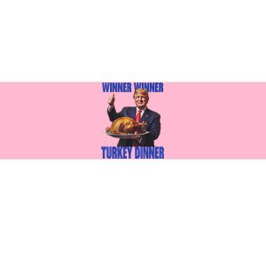 Funny Donald Trump Winner Winner Turkey Dinner Thanksgiving Bumper Sticker