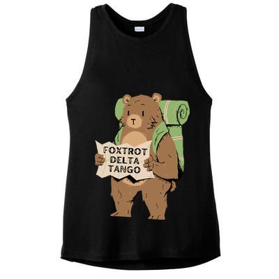 Foxtrot Delta Tango Ladies PosiCharge Tri-Blend Wicking Tank