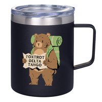 Foxtrot Delta Tango 12oz Stainless Steel Coffee Mug