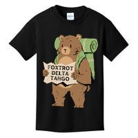 Foxtrot Delta Tango Kids T-Shirt