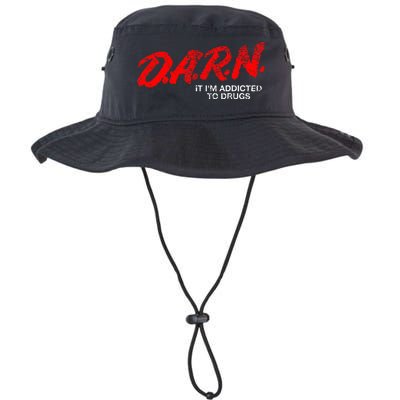 Funny Darn T Darn It IM Addicted To Drugs Parody Joke Legacy Cool Fit Booney Bucket Hat