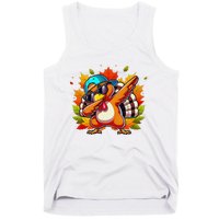 Funny Dancing Turkey Groove Thanksgiving Holiday Tank Top