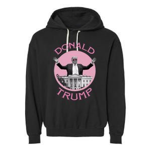 Funny Donald Trump 2024 Take America Back Garment-Dyed Fleece Hoodie