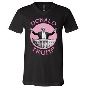 Funny Donald Trump 2024 Take America Back V-Neck T-Shirt