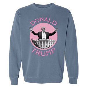 Funny Donald Trump 2024 Take America Back Garment-Dyed Sweatshirt