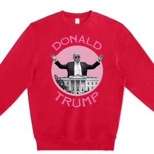 Funny Donald Trump 2024 Take America Back Premium Crewneck Sweatshirt