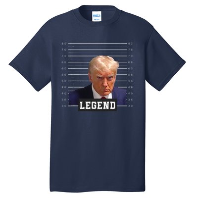 Free Donald Trump Mug Shot Republican President MAGA 2024 Tall T-Shirt