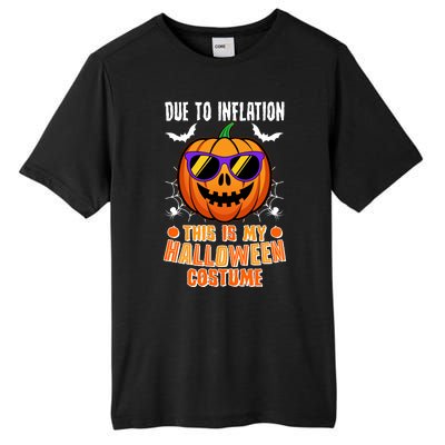 Funny Due To Inflation This Is My Halloween Costume Tall Fusion ChromaSoft Performance T-Shirt