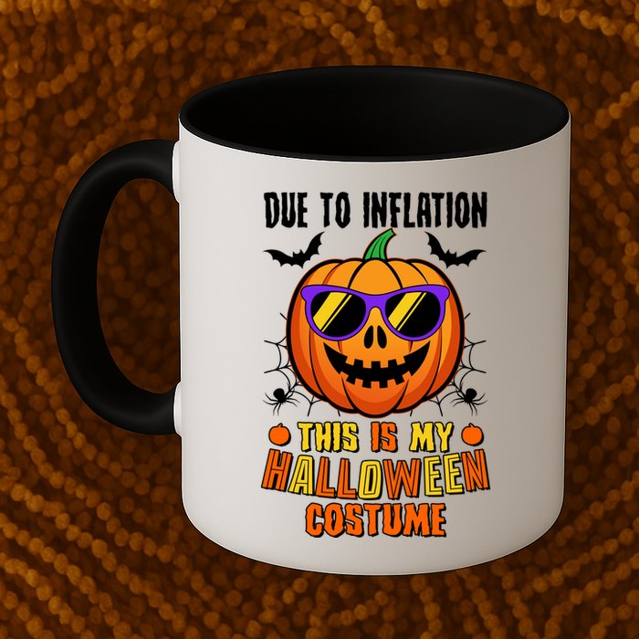 Funny Due To Inflation This Is My Halloween Costume Mug