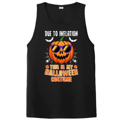 Funny Due To Inflation This Is My Halloween Costume PosiCharge Competitor Tank