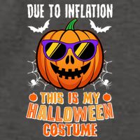 Funny Due To Inflation This Is My Halloween Costume Vector Backpack