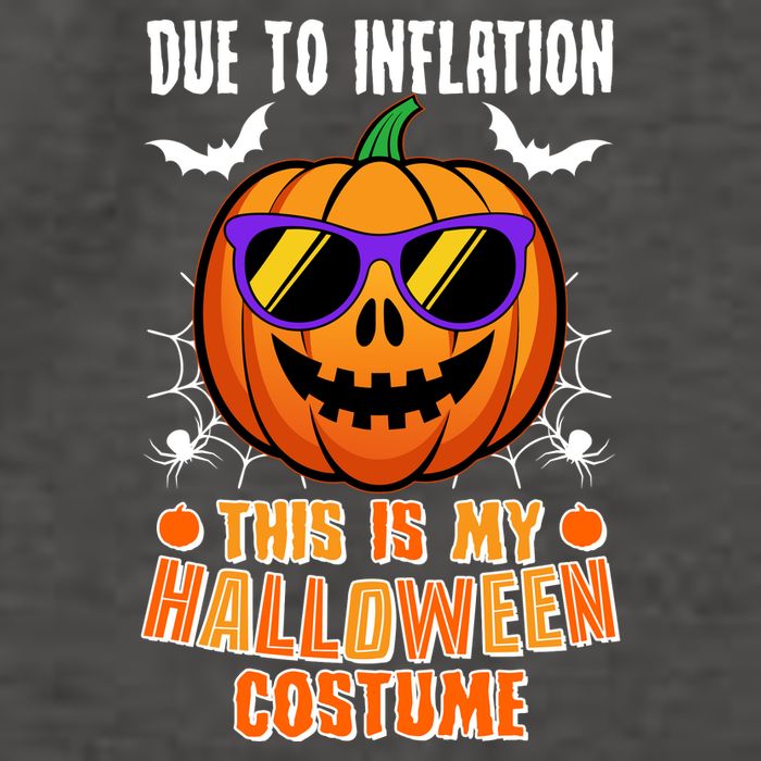 Funny Due To Inflation This Is My Halloween Costume Vector Backpack