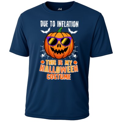 Funny Due To Inflation This Is My Halloween Costume Performance Shirt