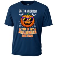 Funny Due To Inflation This Is My Halloween Costume Performance Shirt