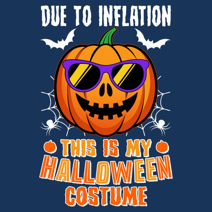 Funny Due To Inflation This Is My Halloween Costume Button