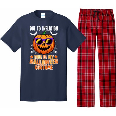 Funny Due To Inflation This Is My Halloween Costume Pajama Set